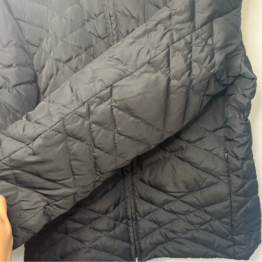 NEW YORK & CO Puffer Down Jacket Hooded Black Winter Outdoor Sz S Parka - Picture 7 of 10
